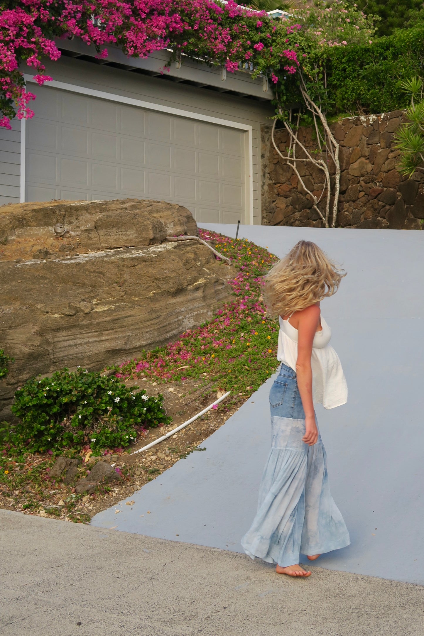 Blue Denim Flares
