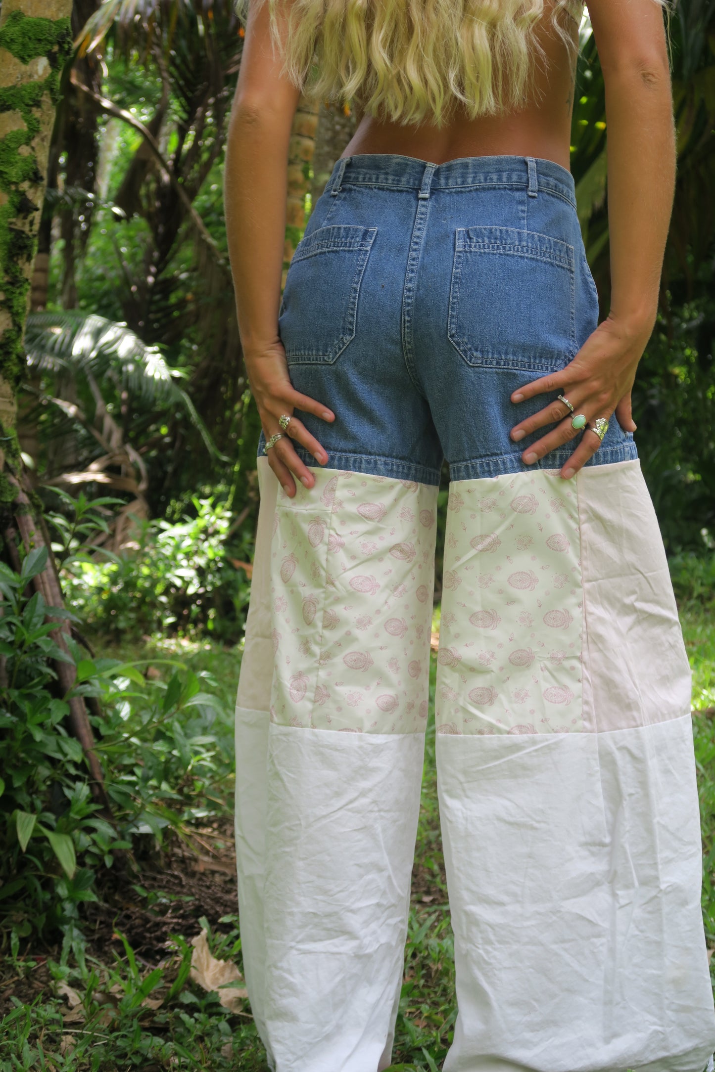 Pink Paisley Denims