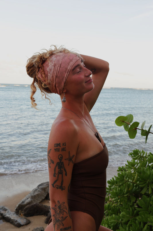 Hibiscus Lei Headwrap