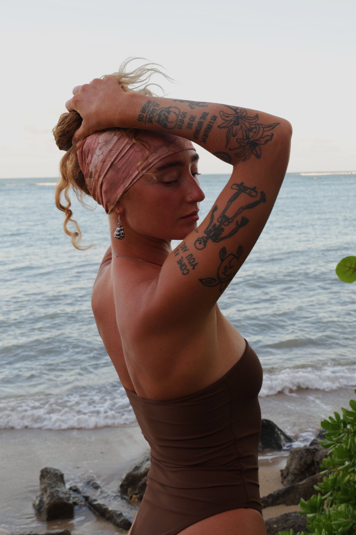 Hibiscus Lei Headwrap
