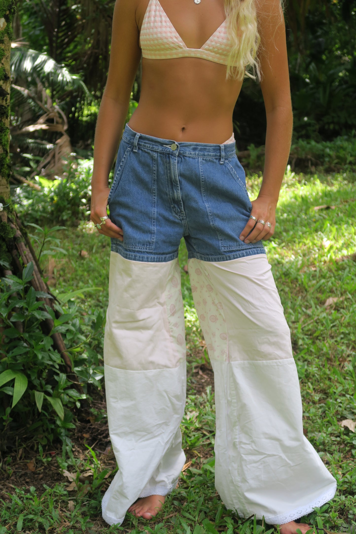 Pink Paisley Denims