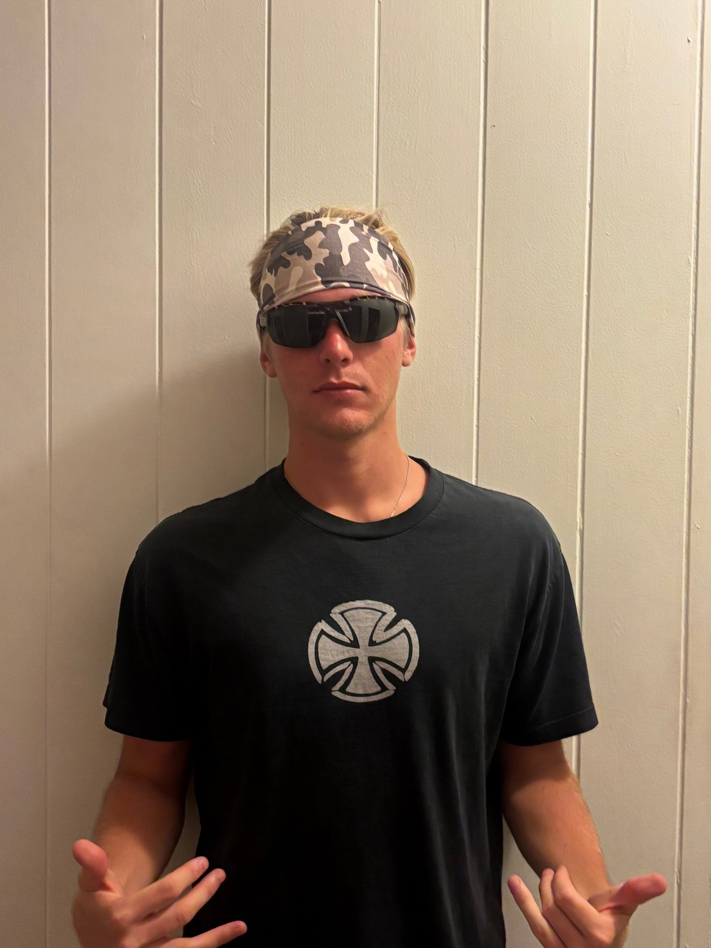 Beige Gray Black Camo