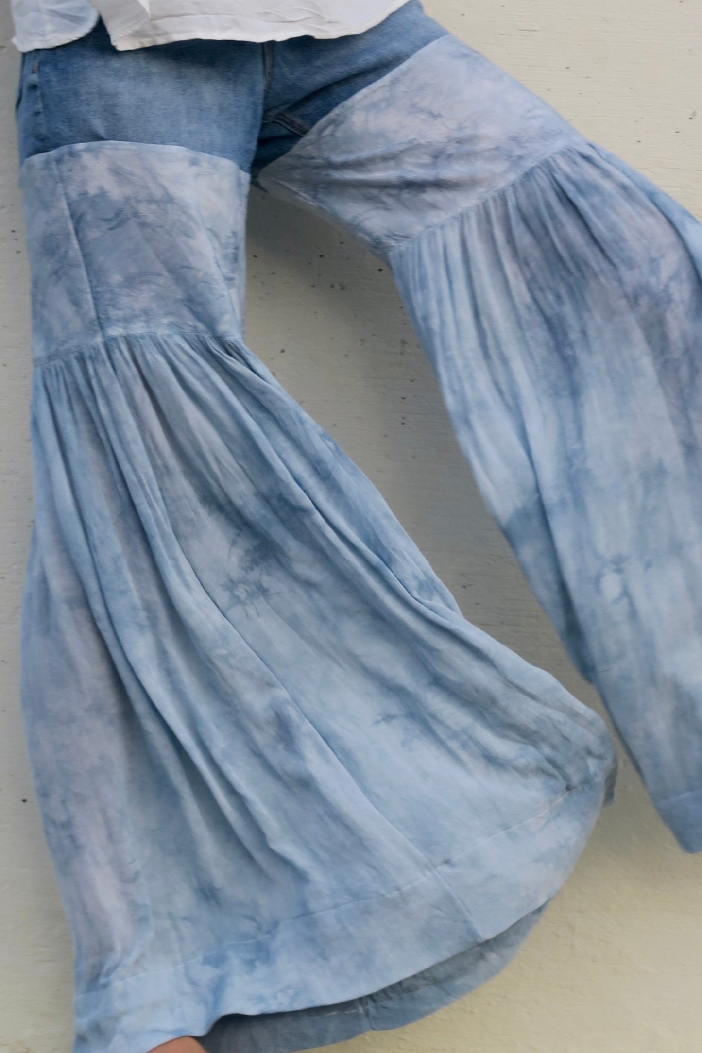 Blue Denim Flares