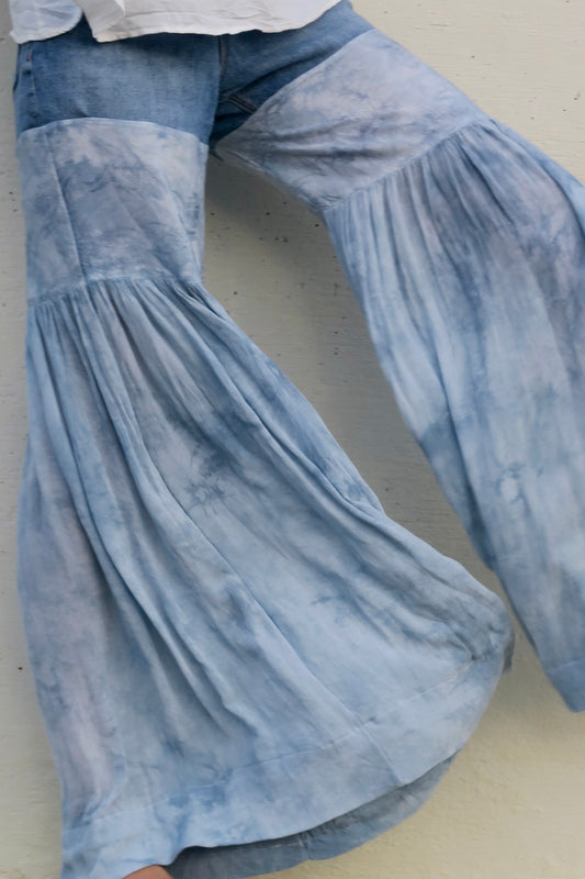 Blue Denim Flares