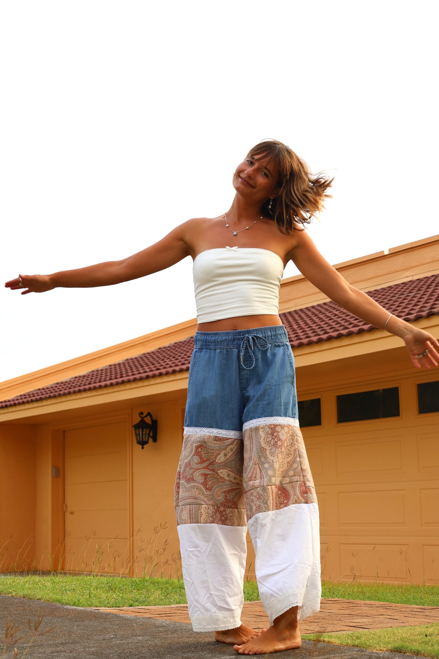 Wide-leg Paisley