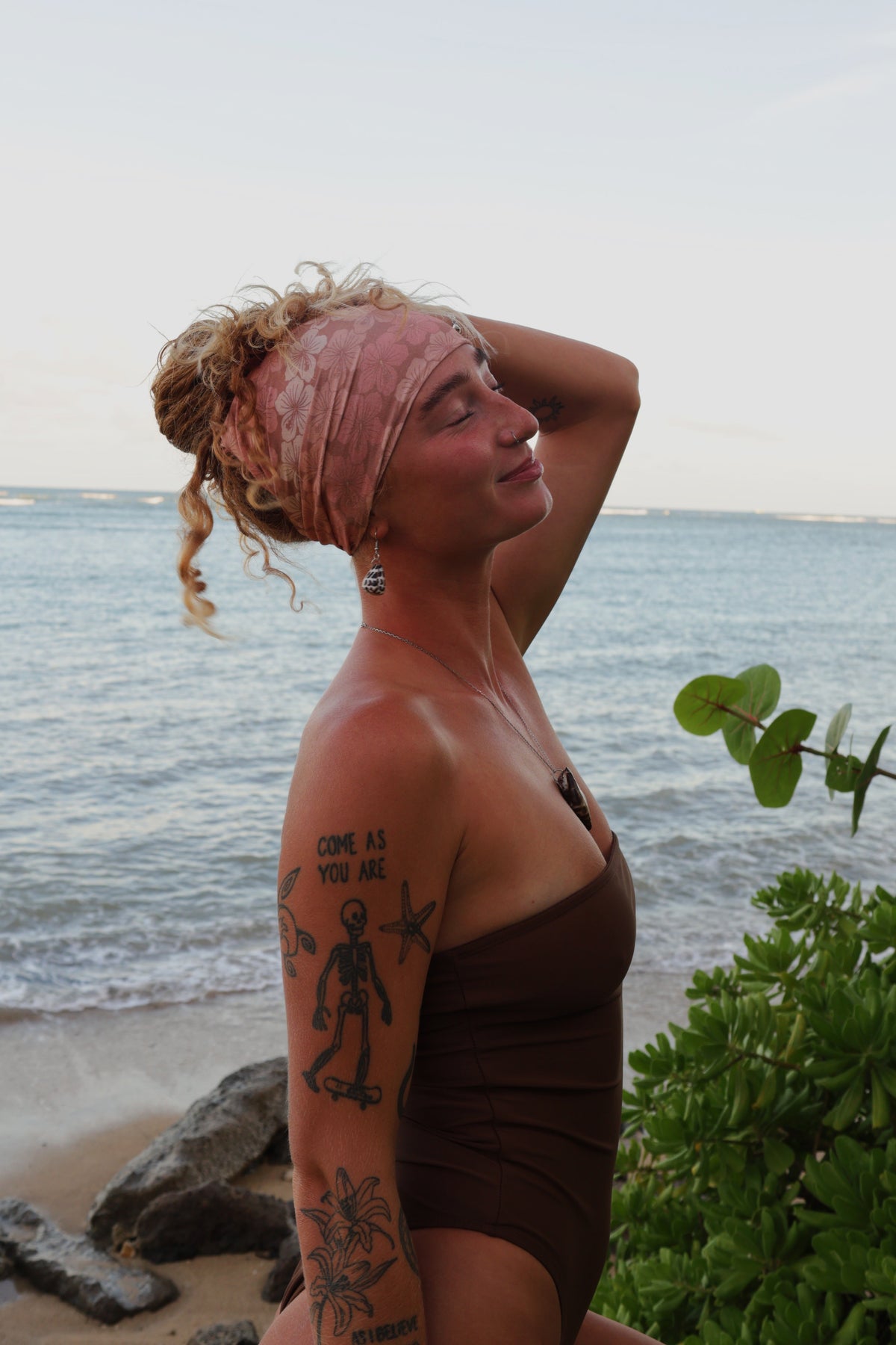 Hibiscus Lei Headwrap