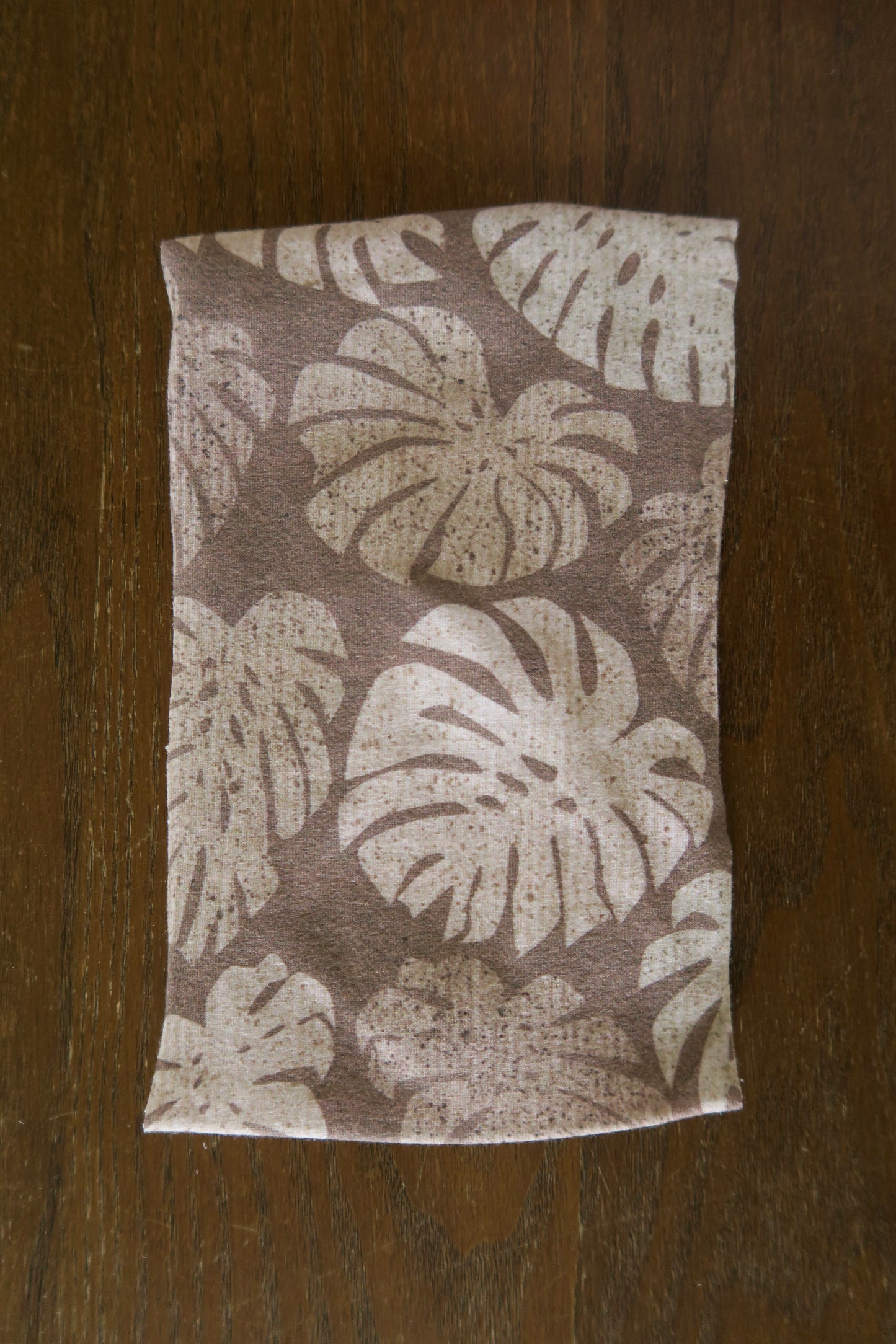 Brown Monstera Mosaic